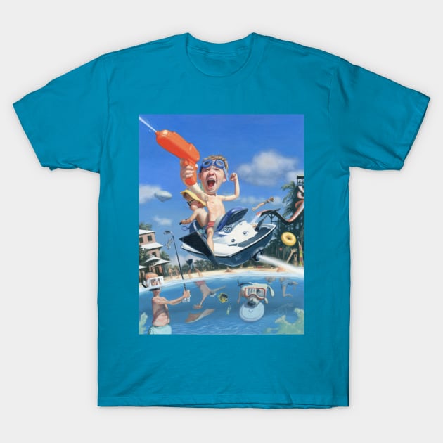 The Best Waterparks T-Shirt by JamesBennettArt